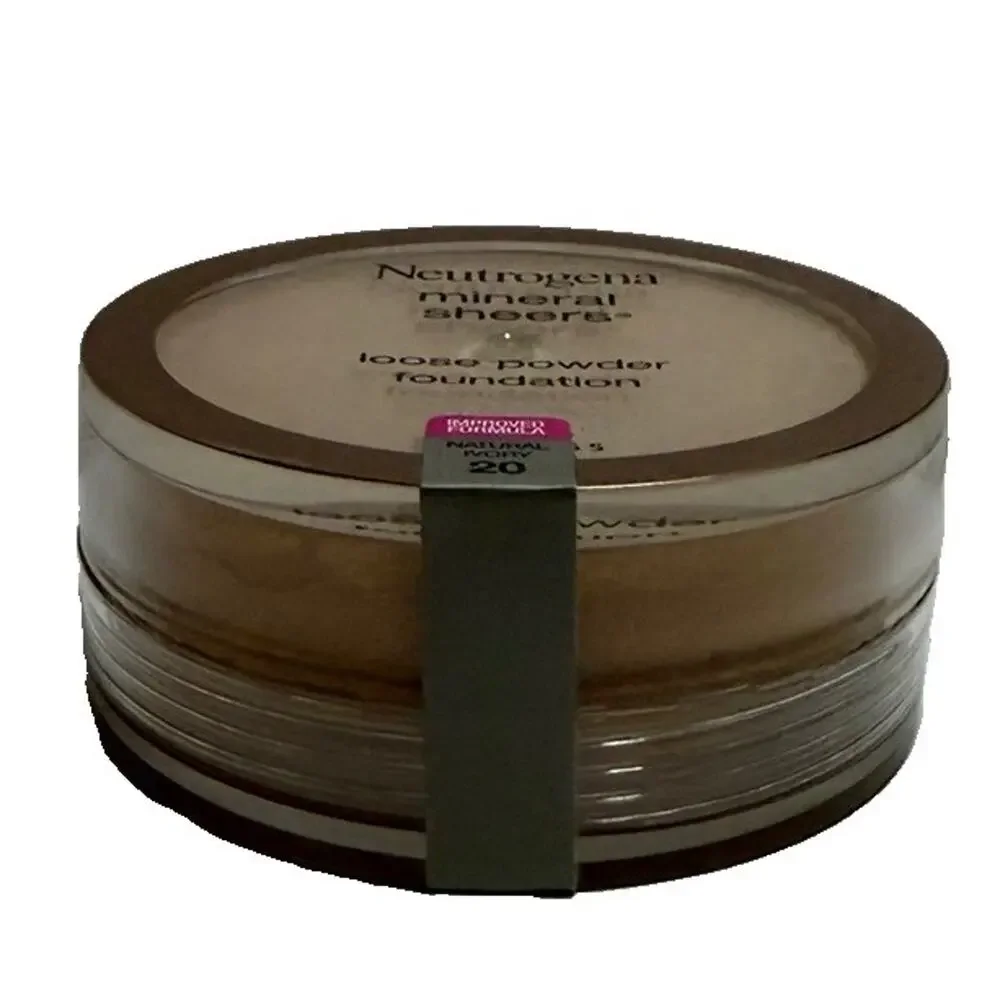 Neutrogena Mineral Sheers Loose Powder Foundation Natural Ivory 20 0.19 oz NEW